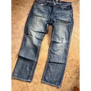 BKE Tyler Straight Leg Stretch Denim Jeans, Men's size 38L